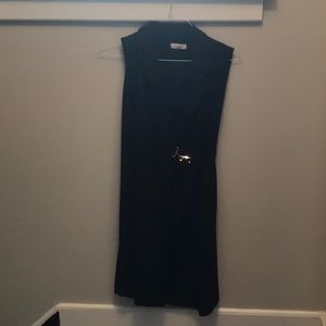 Wrap black dress